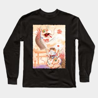 Dragon Frog Anime Manga Long Sleeve T-Shirt